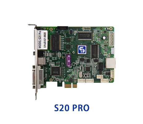 사이솔루션 DVI 동기화 전송 카드 S20 Pro,1.3 백만 화소, 듀얼 이더넷 출력